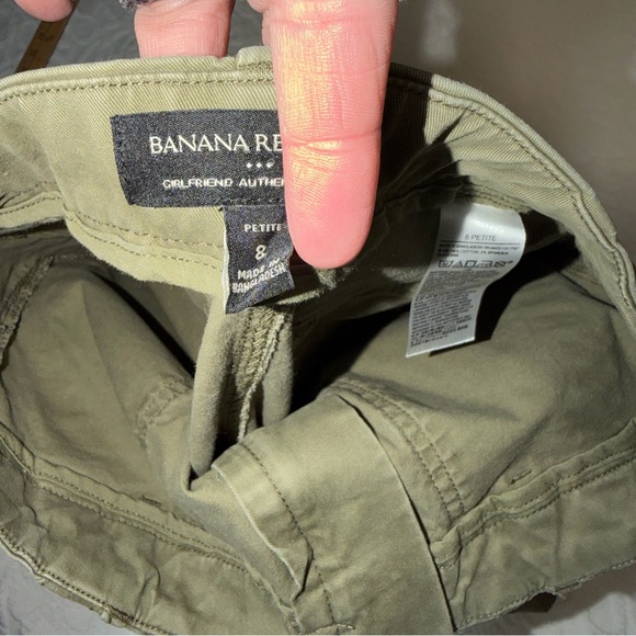 Banana Republic Girlfriend Fit Authentic Chino Petite Ankle Pants - Picture 7 of 11